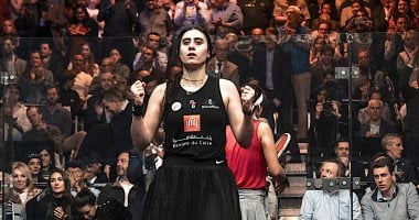 نور الشربيني تنسحب من بطولة العظماء الثمانية بسبب الإصابة