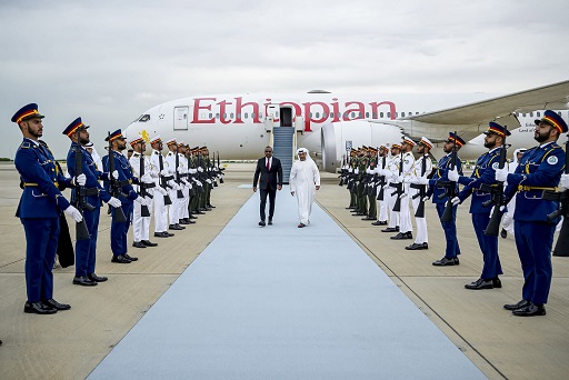 رئيس وزراء إثيوبيا يصل الإمارات