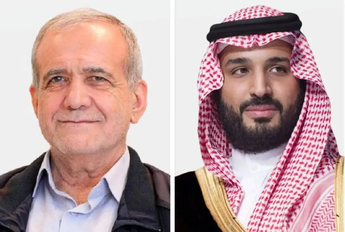 ولي العهد السعودي يعزي الرئيس الإيراني في ضحايا اعتداءات إسرائيل