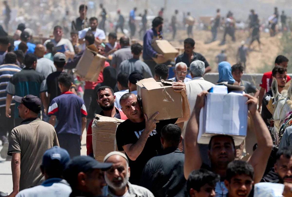 الجيش الإسرائيلي يقول إنه أطلق النار قرب نقطة لتوزيع المساعدات في غزة020 الجيش الإسرائيلي يقول إنه أطلق النار قرب نقطة لتوزيع المساعدات في غزة