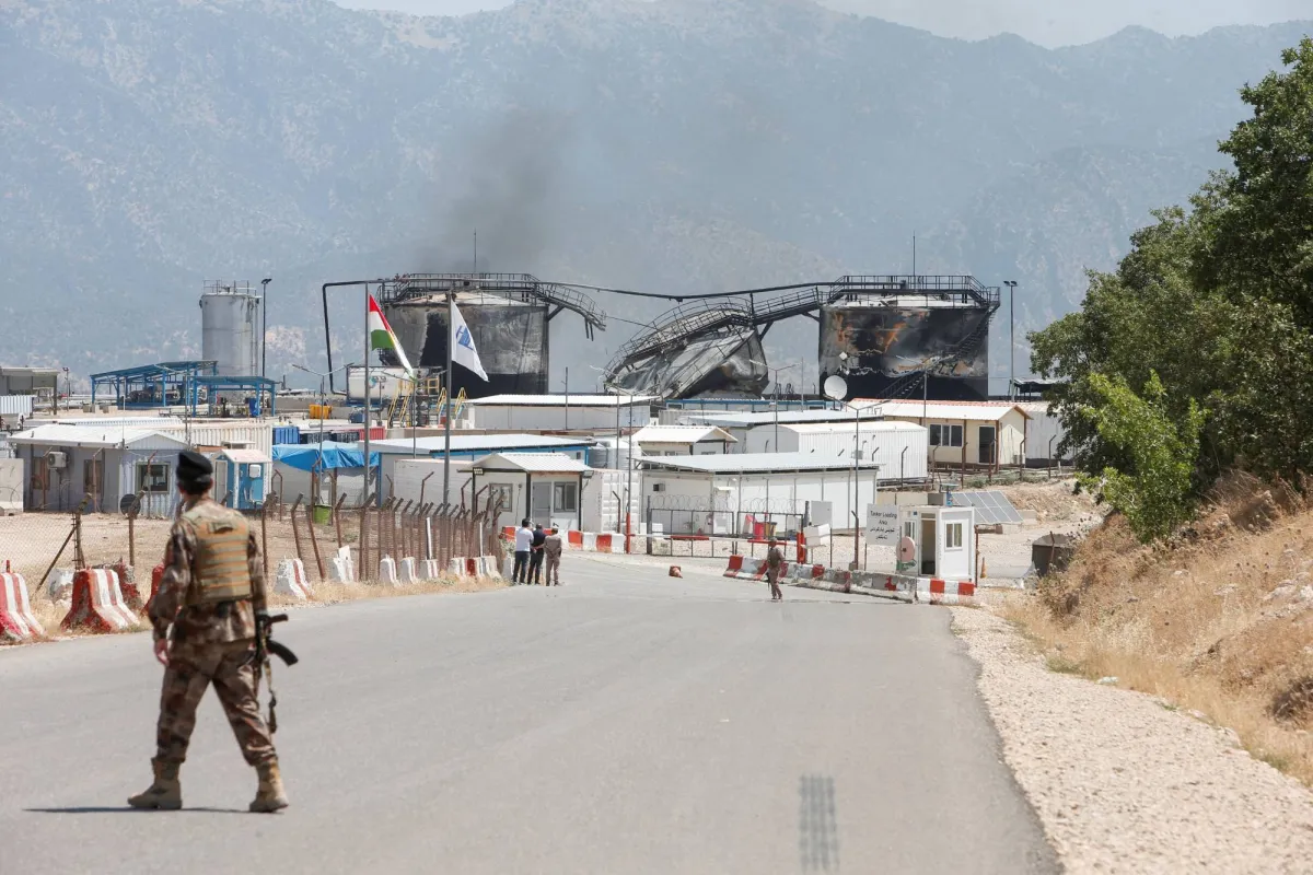 توقف الإنتاج في حقل نفط بكردستان العراق بعد هجوم بمسيرتين