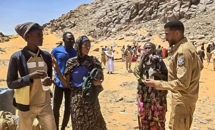 إنقاذ أكثر من 85 سودانيا من الموت عطش الصحراء الليبية 020 إنقاذ أكثر من 85 سودانيا من الموت عطش الصحراء الليبية